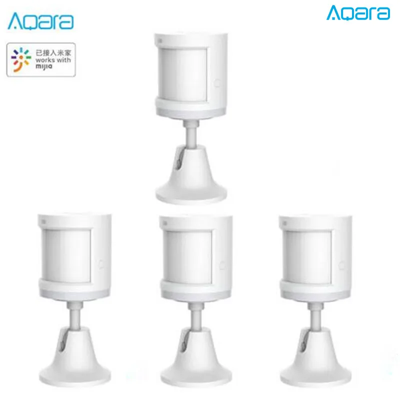 Venta a granel actualizado Aqara Sensor de cuerpo humano cuerpo inteligente movimiento Sensor de movimiento Zigbee conexión para Mi aplicación para hogares a través de Android y IOS