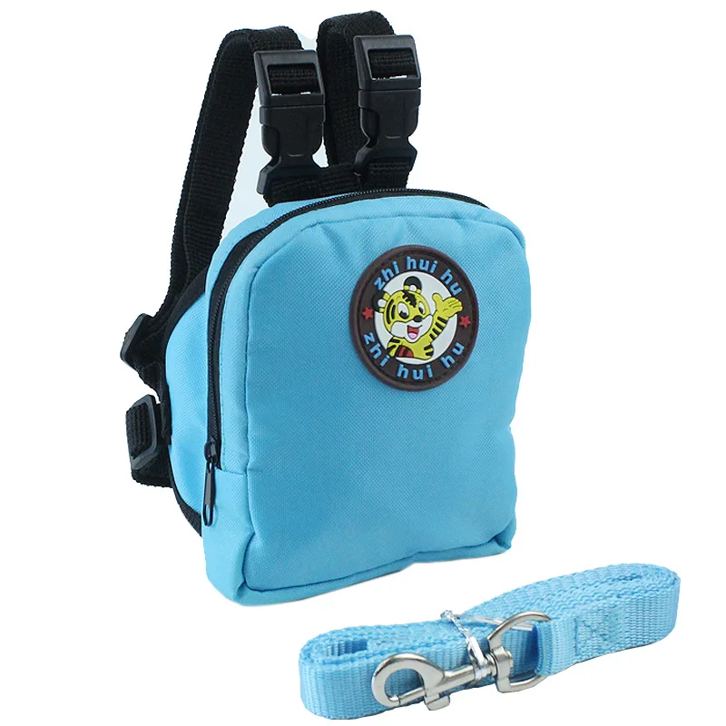 Pet Dog Backpack for Small Dog Nylon Backpack For Pet Cat Multifunction School Bag Dog Backpack With Harness Leash (11)