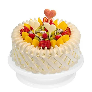 

6pcs/set Cake Turntable Rotating Plastic Dough Knife Decorating Cream Cakes Stand Cake Rotary Table Baking Tool Kitchen2