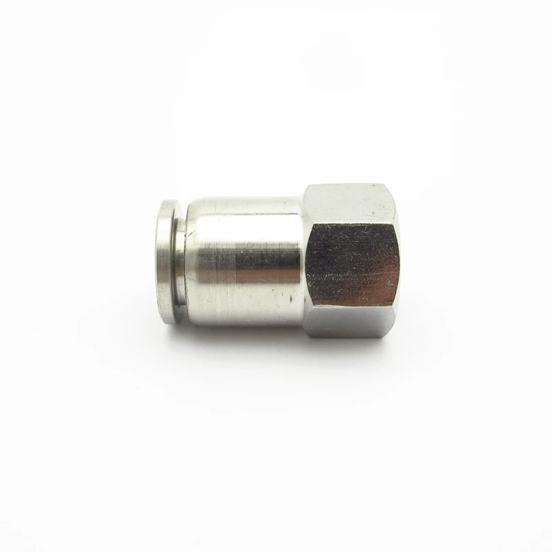 4 мм 6 мм 8 мм 10 мм 12 мм 14 мм 16 мм до 1/" 1/4" 3/" 1/2" BSP Женский 304 из нержавеющей стали Воздушный Пневматический фитинг быстрый разъем