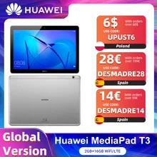 16GB Huawei Mediapad 10-Tablet Android-7.0 Global-Version T3 2GB LTE Qualcomm MSM8917