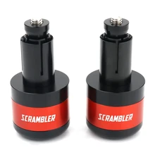 Аксессуары для мотоциклов Для Ducati Scrambler 800- Scrambler 1200 на весь год, ручки для руля, торцевые крышки из алюминиевого сплава