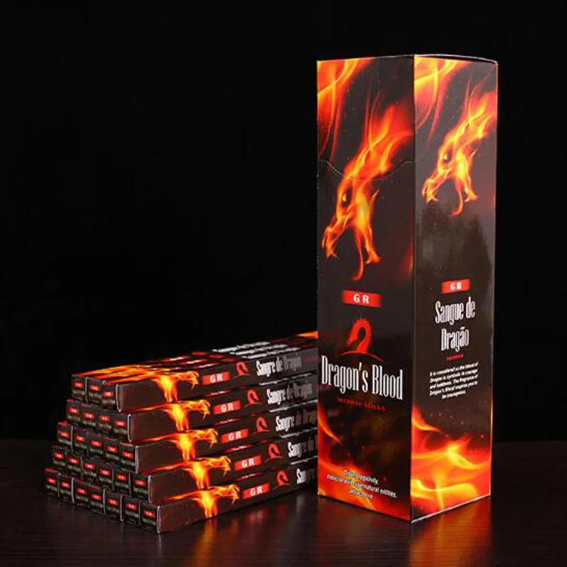 25 Small Boxes/ A Big Box India Incense Ambergris Dragon's Blood Aroma Incense Aromatic Incense Stick Home Air Clean Accessories