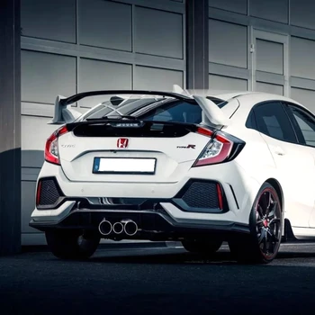 

Car Accessories For Honda CIVIC Hatchback 2016 2017 2018 Spoiler ABS Plastic Primer Color Rear Trunk Boot Wing Lip Spoiler
