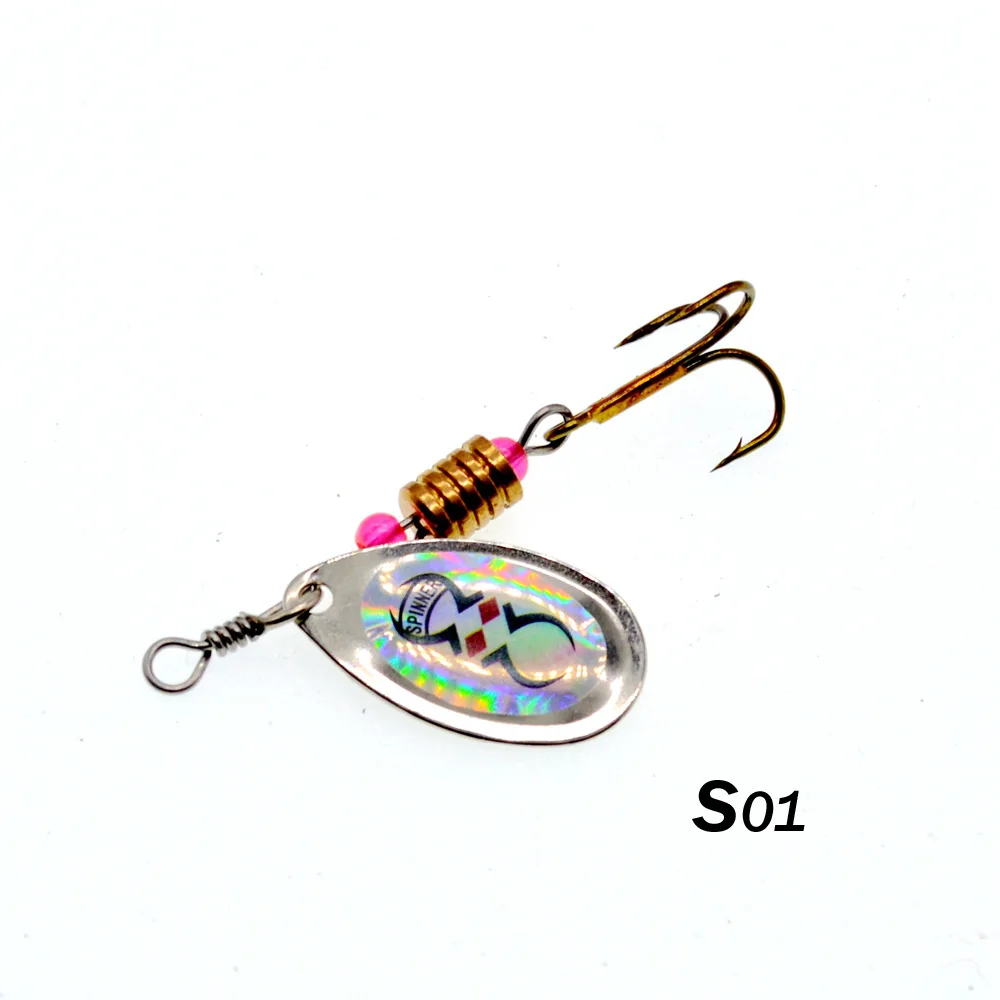 1pcs Fishing Lures Wobbler Spinner Baits Spoons