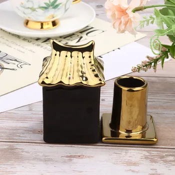 

Ceramic Toothpick Container Creative Toothpick Can Simple Toothpick Box Mni Toothpick Holder for Restaurant Home Living Room Hot