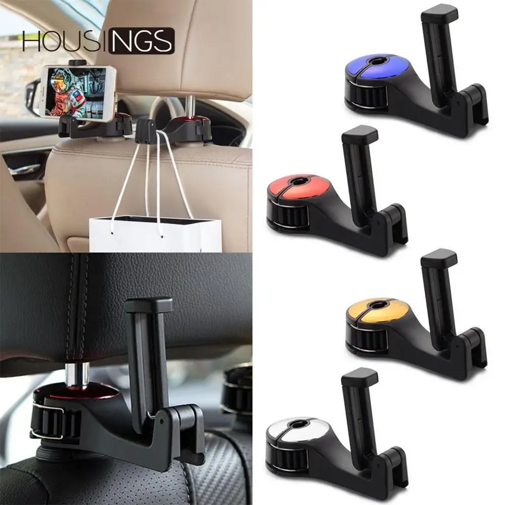 

Headrest Holder For Phone In Car Universal Cellphone Hook For iPhone Adjustable Car Lock Mount Stand For Samsung Multi Function