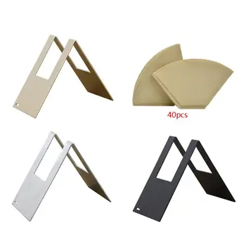 

Stainless Steel Coffee Filter Holder Coffee Paper Storage Rack Coffee Filter