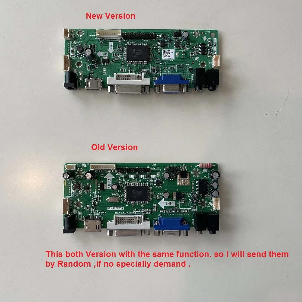 Controlador Placa Kit para V236bj1-le1 V236bj1-le2 23.6 1366*768 Dvi Faça Você Mesmo Vga Áudio in Out Lcd Led Painel de Tela Hdmi-compatível - Imagem 2