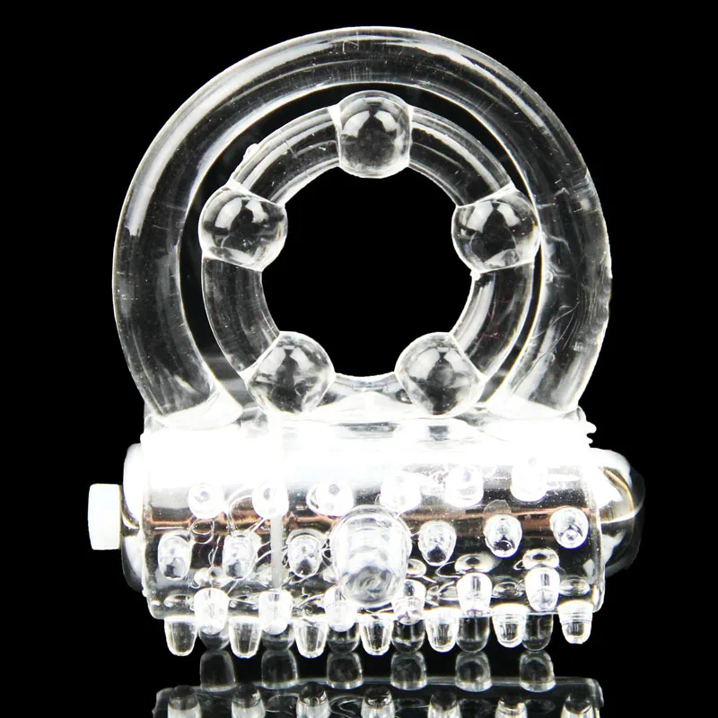 hb094white Vibrators rings double cockring (24)