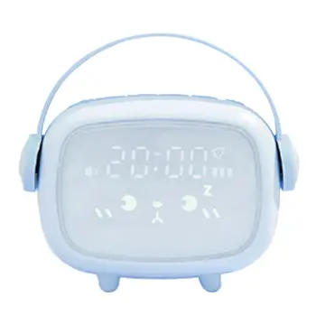 

Kids Cute Digital Alarm Clock with Night Light Table Wake Up Clocks Home Decor