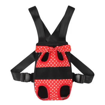 

Pet Cat Travel Accessories Soft Sided Dot Print Mesh Breathable Puppy Carrier for Small Dog Chihuahua Teddy Backpack Bags