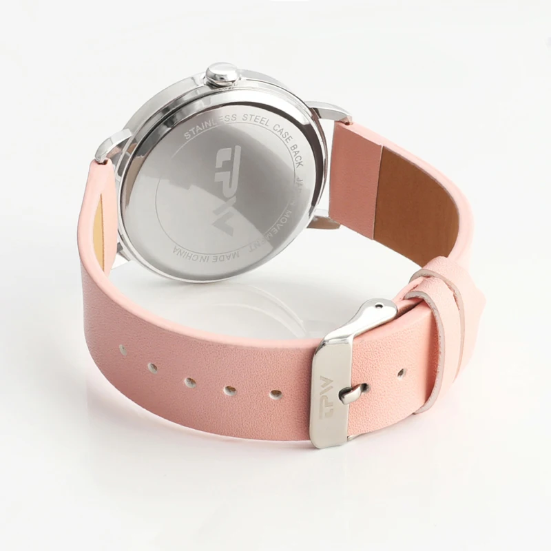 Розовые часы для девушек, простой стиль, женские часы, повседневные кварцевые наручные часы, Прямая поставка, женские часы, montre femme chic