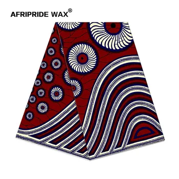 

African ankara print fabric wholesale 100% good cotton real wax brocade fabric for clothing one pattern 4 colors A18F0552