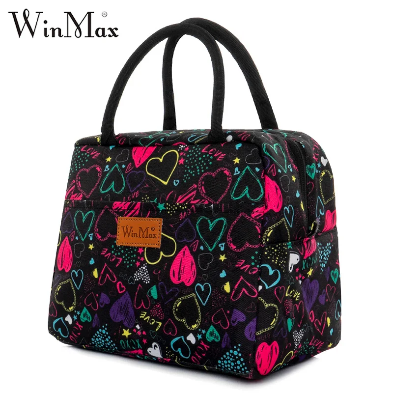 BX006-4 Winmax brands quality Lunch bags Thick Thermal Insulated Portable Large Food Picnic Lunch Box for Men Women dropshipping - Цвет: BX006-4