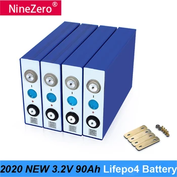 

Lifepo4 Battery 3.2V 90Ah Lithium iron phosphate battery for Solar power system e-bike e scooter wheel chair AGV car Golf carts