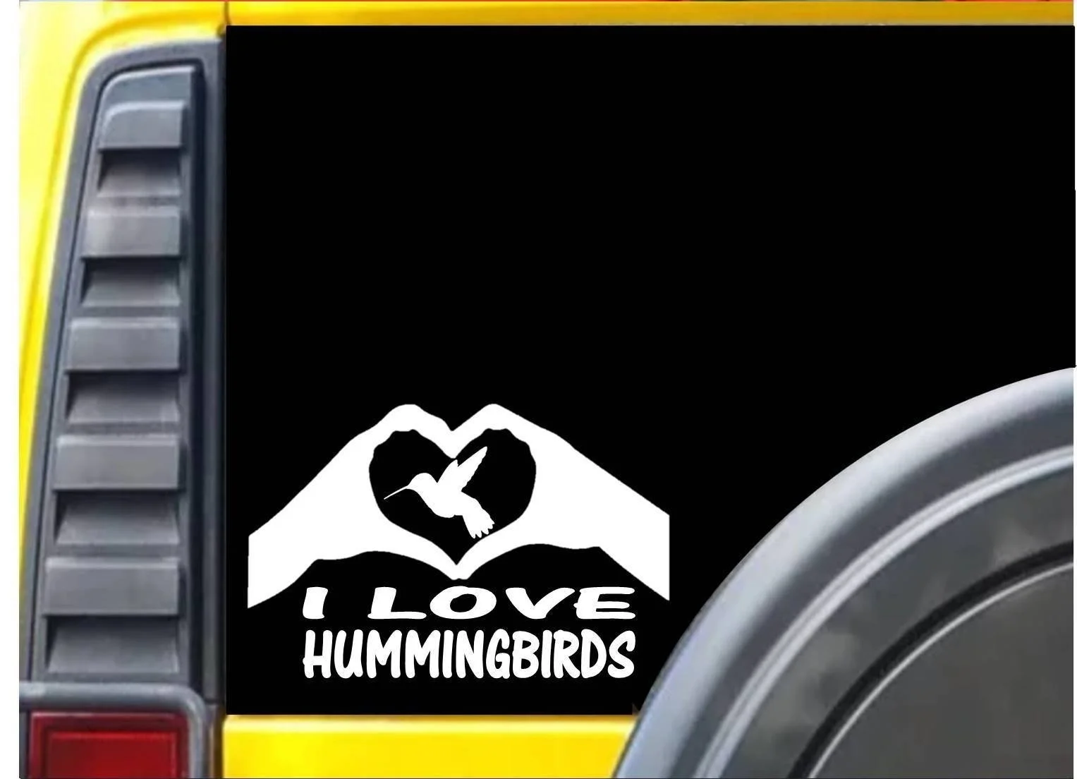 Hummingbird Hands Heart наклейка k097 8 дюймов питатель наклейка с птицами наклейка на компьютер