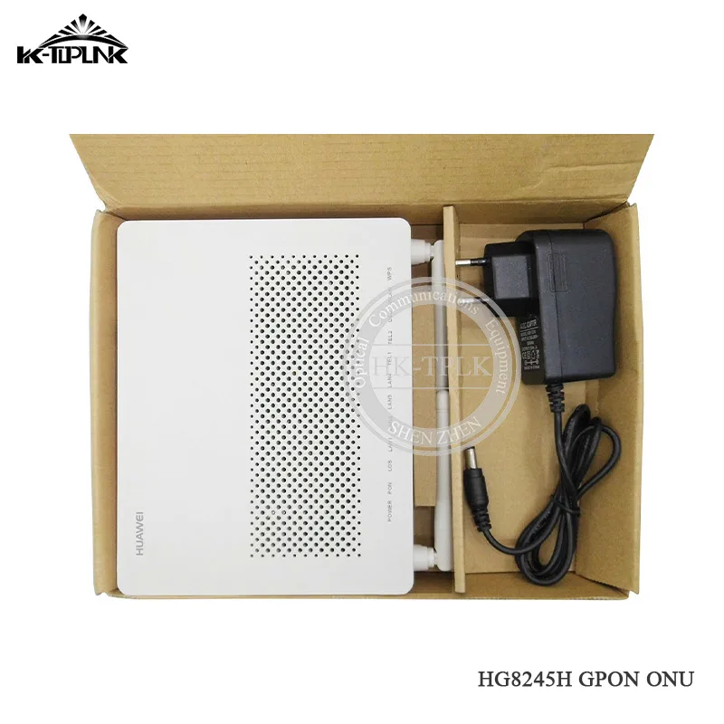 100% Оригинальный HG8245H GPON OUN 4GE + 2 порта Голос WIFI 5dbi английская прошивка беспроводное