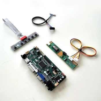 

For HT12X12-100 HT12X13-100 HDMI DVI VGA LCD panel 1024*768 12.1" CCFL LVDS 20-Pin M.NT68676 display controller drive card Kit