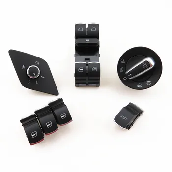 

READXT Car Headlight&RearView Mirror Switch Master Window Control Switch Trunk lid button For VW JETTA 6 MK6 5ND959857 5ND959855