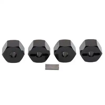 HPI Bullet 3.0 Nitro/Flux Aluminum Hex Adapters - 12mm Diameter, 9mm Thick, 4-Pc Set (Blue) - View #12