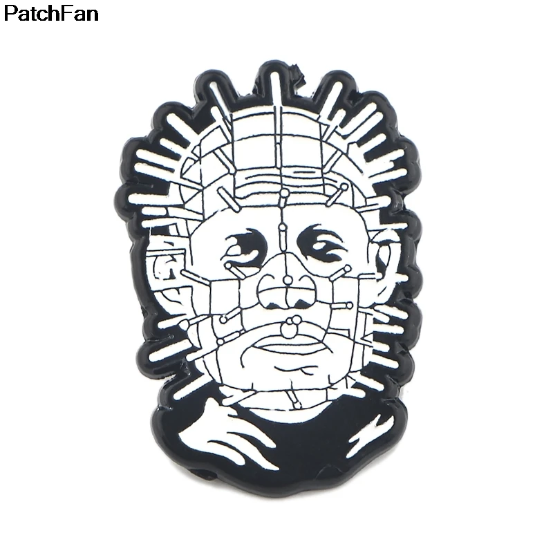 20 шт./лот Patchfan Hellraiser фильм триллер цинк булавки para рюкзак одежда медаль для сумки рубашки значки Броши A2564