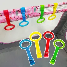 New Baby Pull Ring for Playpen Infant Crib General Hooks Newborn Kids Toys Pendants Bed Rings Hook Hanging Ring Help Baby Stand