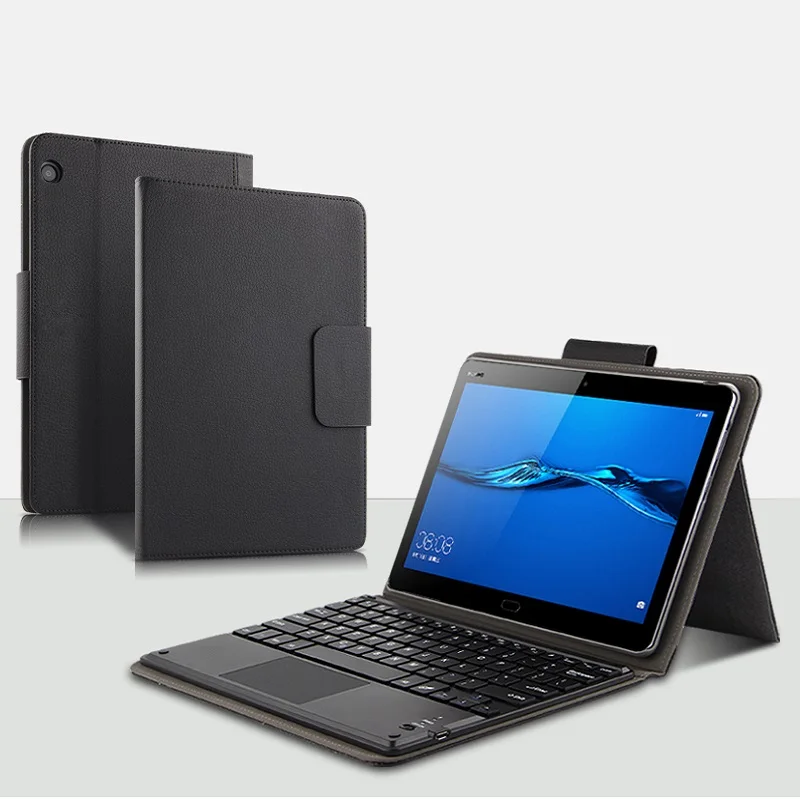 Чехол из искусственной кожи с клавиатурой Bluetooth для Huawei Mediapad M3 Lite 10 1 дюйма чехол