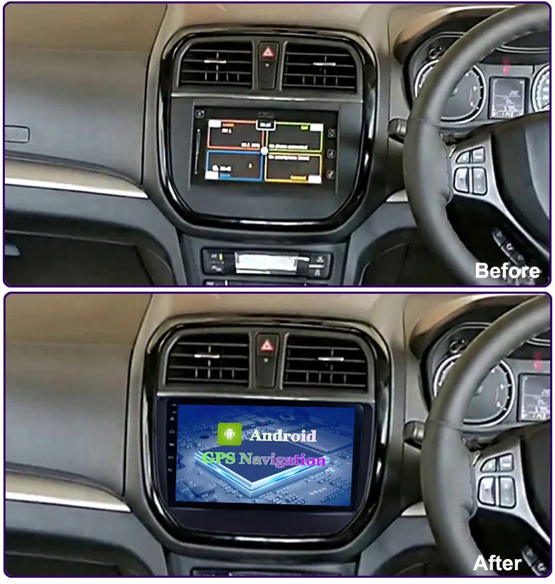 Для 2016 2017 2018Suzuki BREZZA 9 дюймов IPS экран Android 10 Автомобильный GPS Мультимедиа Навигация