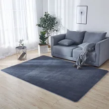 Однотонный ковер мягкий ковер для гостиной бархатные коврики для детской спальни серый vloerkleed