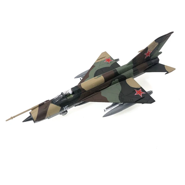 Aircraft Plane model former Soviet Air Force fighter MiG-21 airplane Alloy model diecast 1:72 metal Planes 2