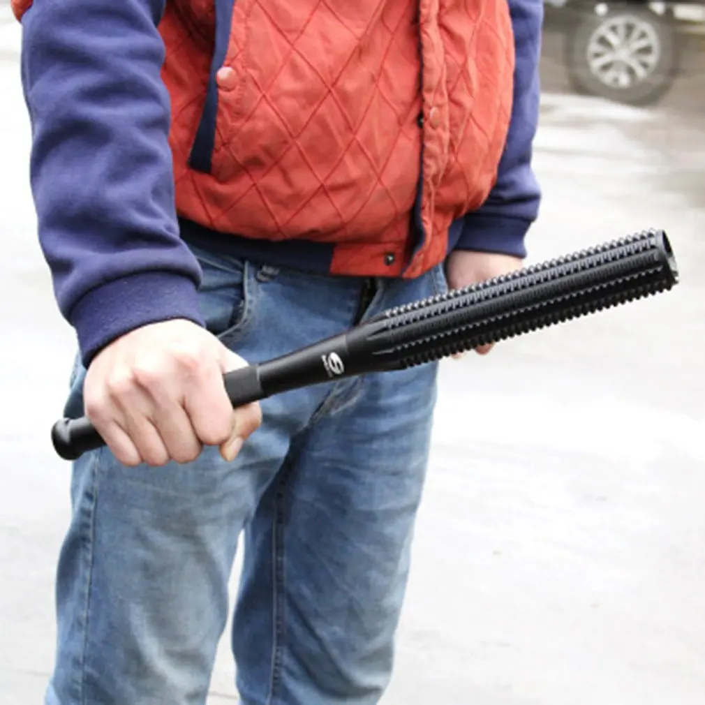  Teaching Camping Hunting Walking Aluminum Alloy Spike Baseball Bat Led Glare Multi-function Outdoor - 4000194106064