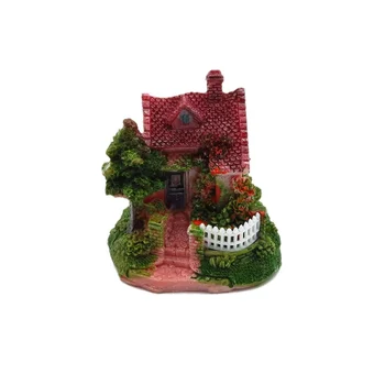 

Aquarium Decorative Castle Fish Tank Simulation Ornaments European Architecture Decoration for Home Garden Aquarium Supplies