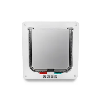 

S/M/L Microchip Kitten Door Controllable Small Animal Gate Pet Supplies Plastic Transparent
