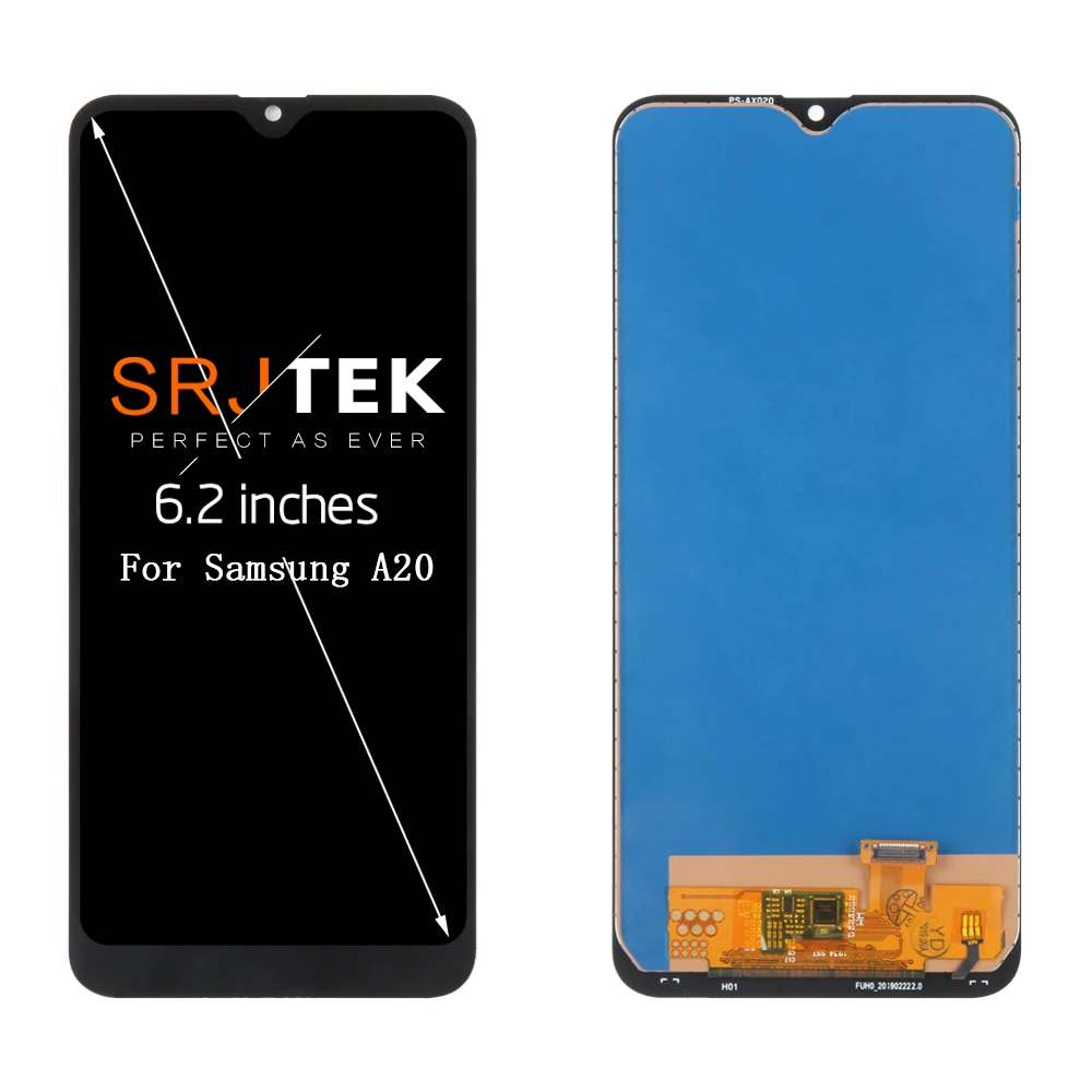 Новый OLED экран для Samsung Galaxy A20 LCD A205 A205F A205FD Дисплей сенсорный дигитайзер сборка