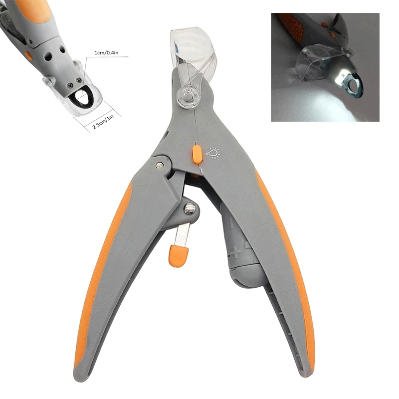 

Professionals Pet Dog Cat Nail Light Clippers Pet Trimmer Grooming Electric With Led Toe Scissors Nail Claw Products Grinders