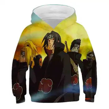 

2020 new spring and autumn anime boy girl hooded sweater cartoon casual sweater children general children sweater casual hoodies