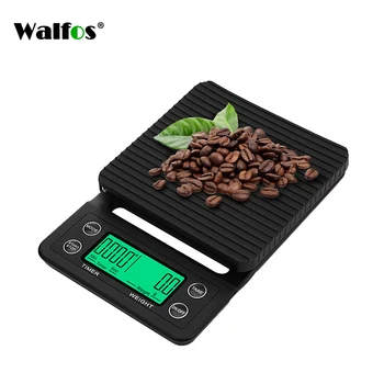 Walfos 3000g/0.1g 5000g/0.1g Kitchen Food  Scale with Timer High Precision Mulfunction Protable Scales Digital  LCD Weight Tool
