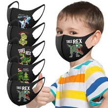 Masque de Protection lavable et ajustable pour enfants, joli masque de dessin animé pour garçons et filles, Masques de Bandage à boucles auriculaires, nouveau