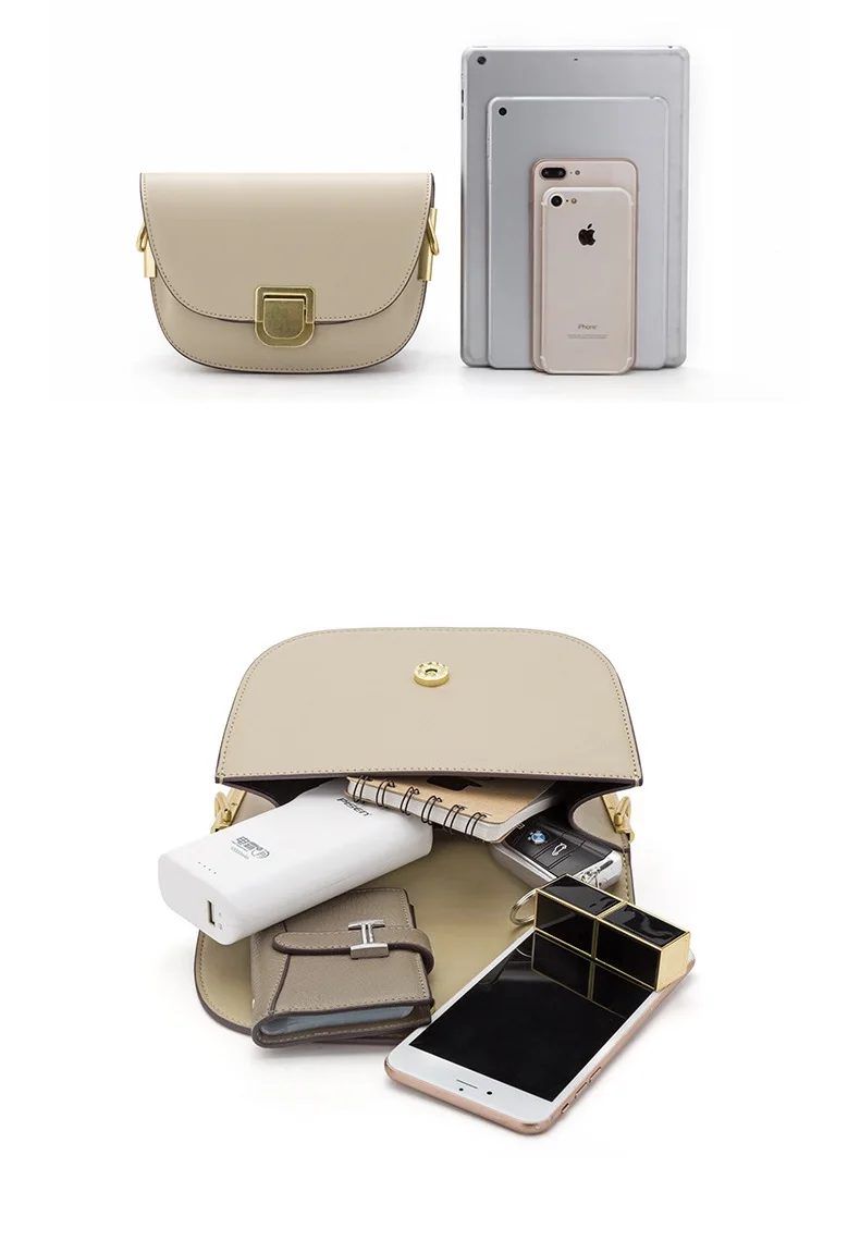 Jonlily женская натуральная кожаный седельный мешок Shoulderbag Женская модная сумка-мессенджер через плечо ежедневный кошелек для подростков-KG254