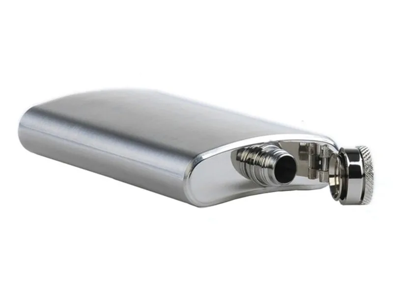 6 Sizes Stainless Steel Hip Flask with Funnel Liquor Whisky Wine Screw Cap 4 5 7 8 9 10 18 OZ Portable Pocket Flasks /C | Дом и сад