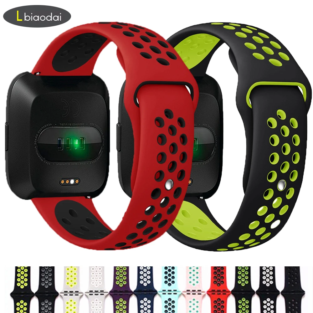 Silicone strap for Fitbit Versa 2 band Smart watch replacment band Soft
