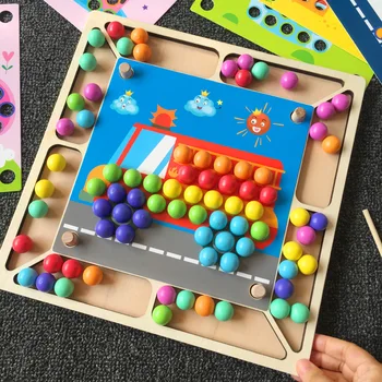 

Children clip beads concentration training toys boys and girls fine movement early education helps intelligence development game