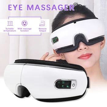 

Bluetooth Vibration Eyes Massager Electric Music SPA Collapsible Air Pressure Heating Eye Care Instrument Eye Fatigue Massage