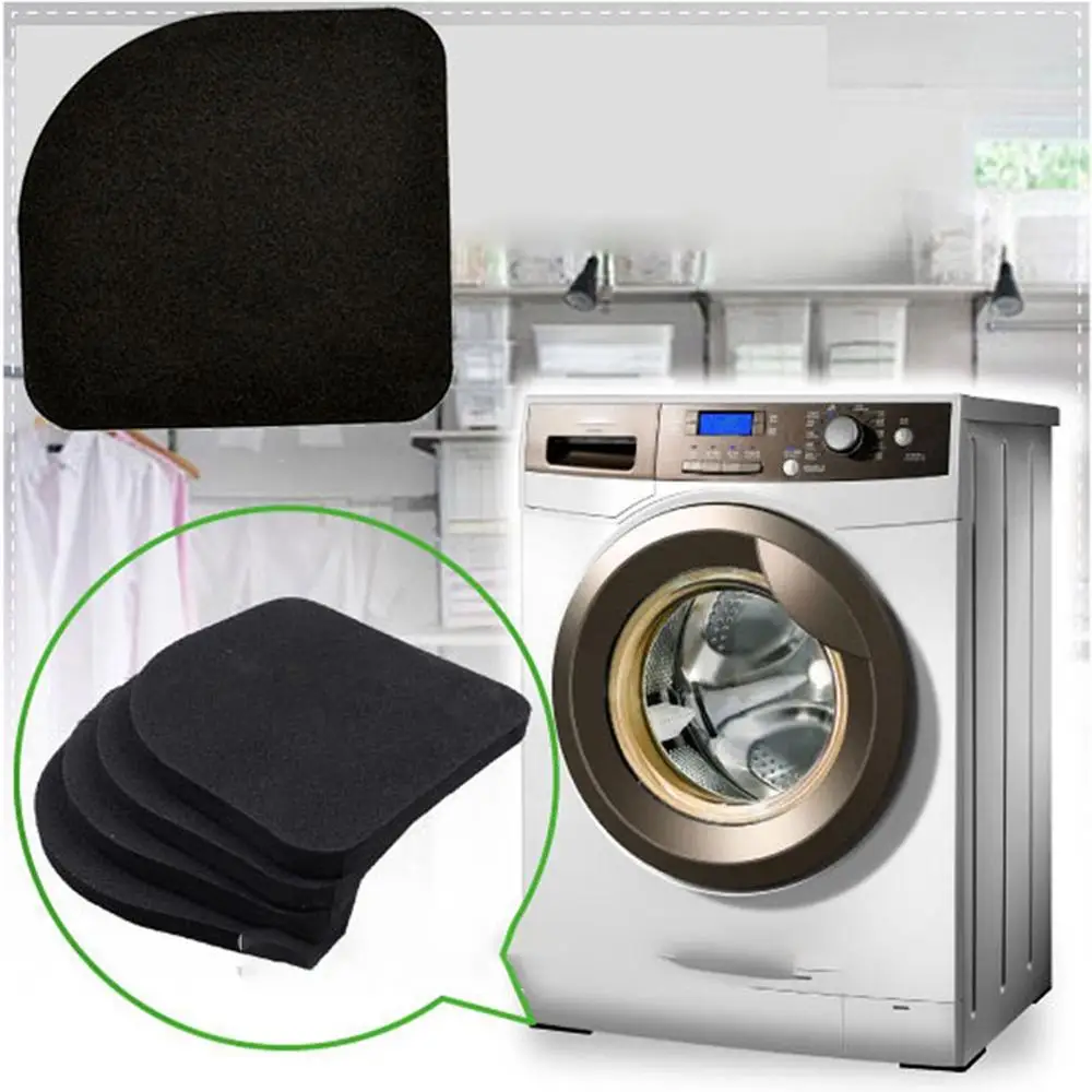 

4-Piece Washing Machine Shockproof Pad Table Mat Anti-Skid Pad Silent Cotton Eva Foam Pad Professional Portable