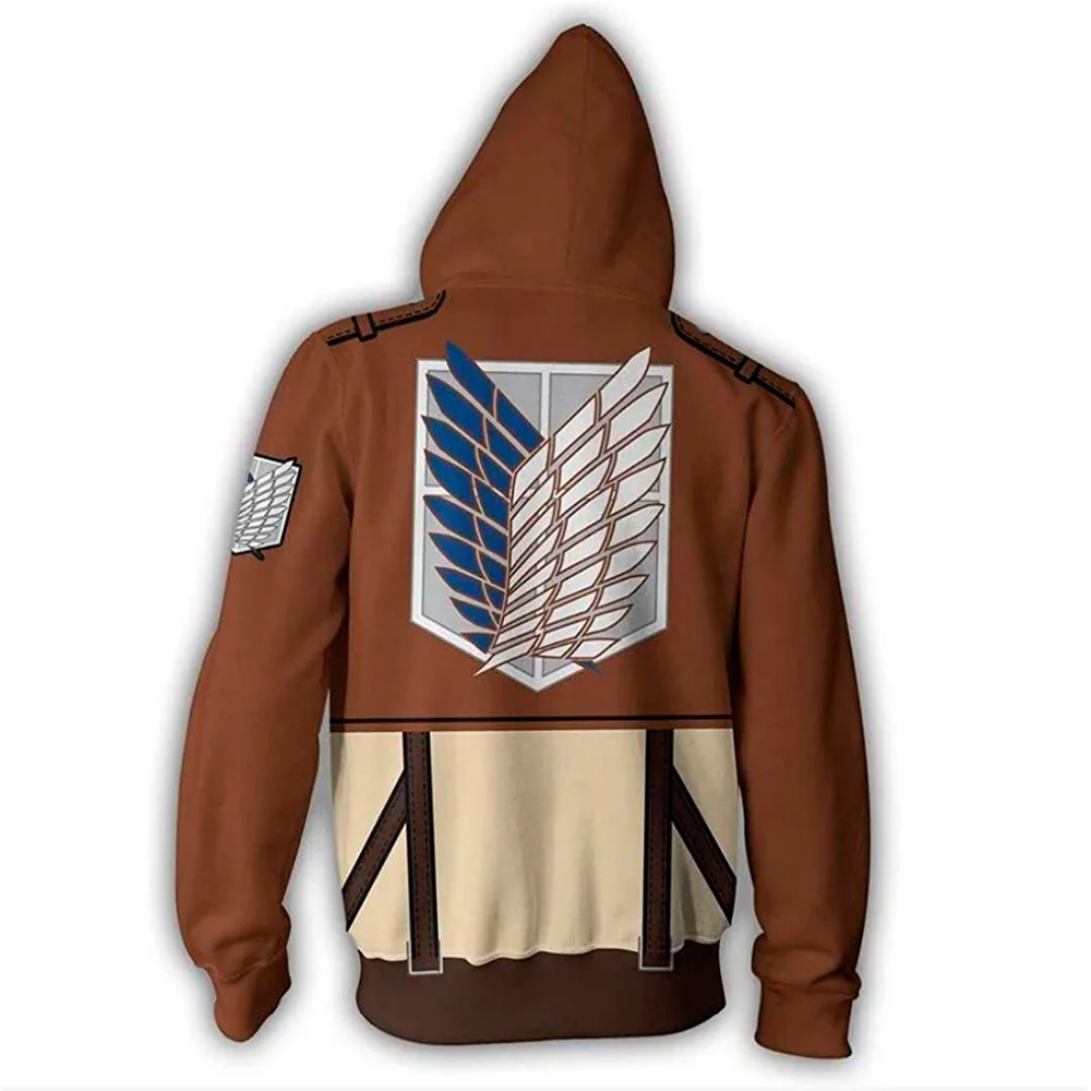 Аниме shingeki no kyojin Косплей Костюм атака на Титанов толстовки плащ для мужчин и женщин куртка пальто без Tsubasa 3D толстовки с принтом