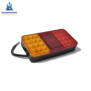 

Car signal light LED rear tail light trailer two-color 24 tail light LED brake turn signal car led 12V Strobe Light