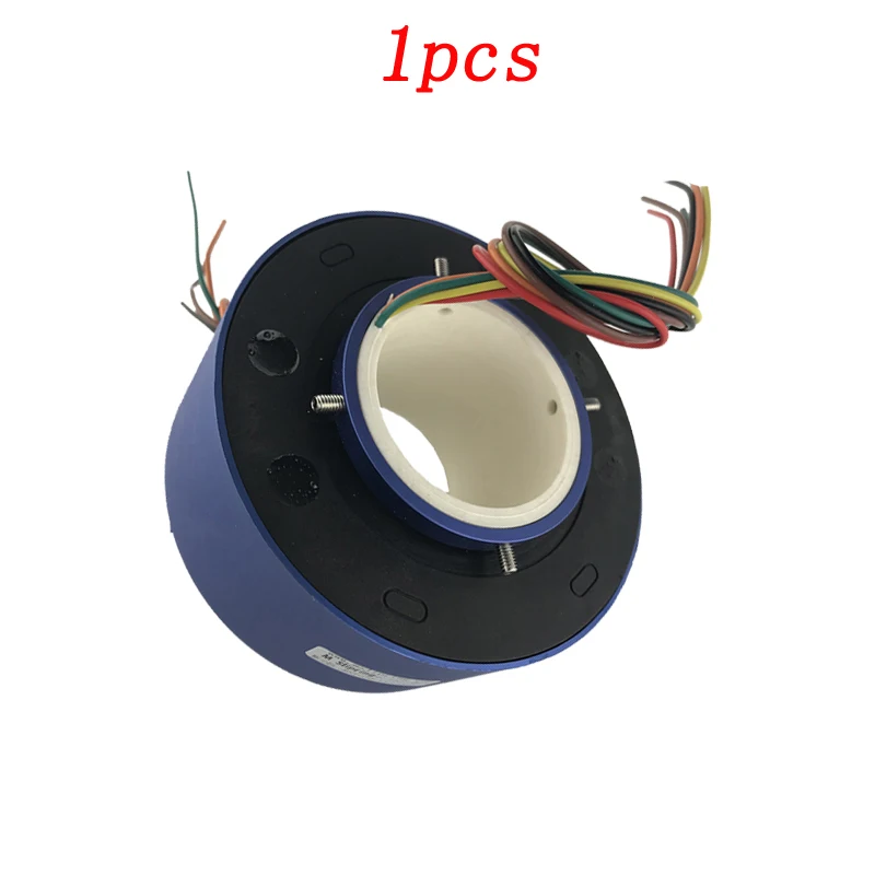 

1pc 6CH 12CH 10A Hole Dia 38.1mm Collecting Rings Rotating Electric Brush Connector Conductive Slip Ring with 220VDC/AC Slipring