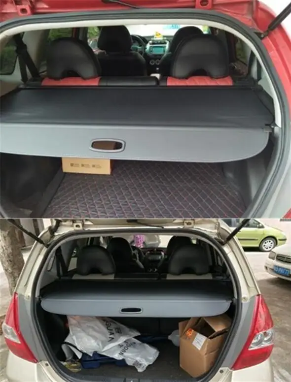Защитный чехол для багажника Honda JAZZ FIT 2002 2003 2004 2005 2006 2007 Высокое качество авто аксессуары черный