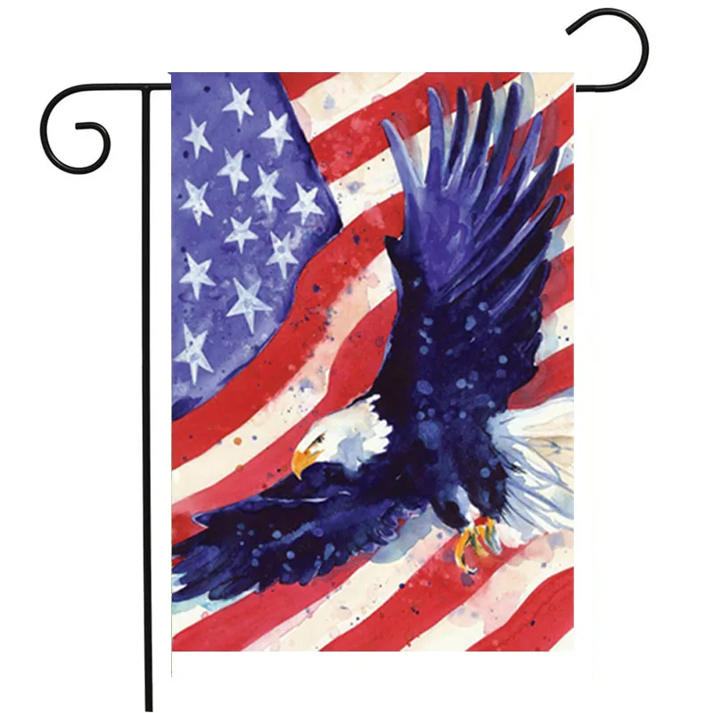 Liberty Eagle House Flag, Welcome Home Outdoor Decor Home House Flags Banner(12" x 18" - Цвет: Garden Flag